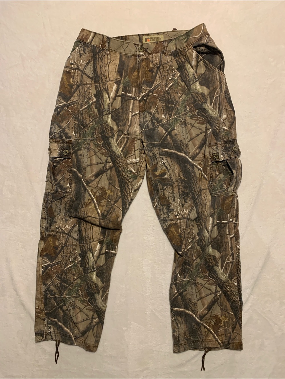 Russell Outdoors Realtree AP Camo Baggy Cargo Pants size XL